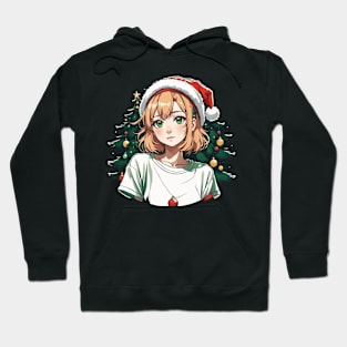 Christmas Anime Girl Hoodie